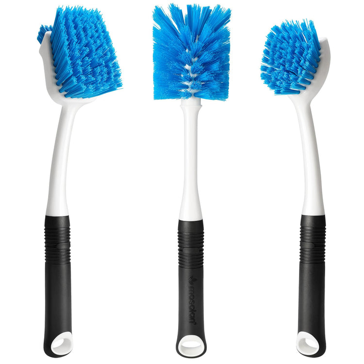 Dish Brush Set of 3 with Bottle Brush (3 Count)