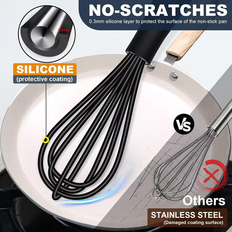 Silicone Mini Whisk (2 Count)