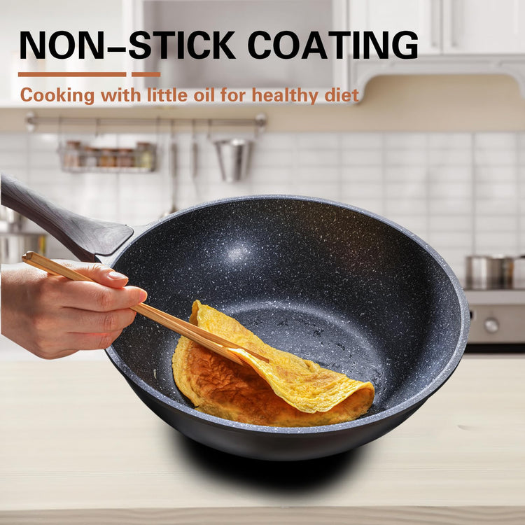 Nonstick Wok with Lid
