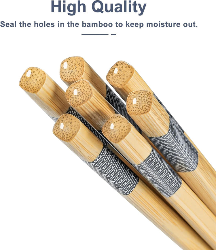 500 Pairs Bamboo Chopsticks Disposable | Reusable | Separated | Bulk | Chinese | -(9.45in)