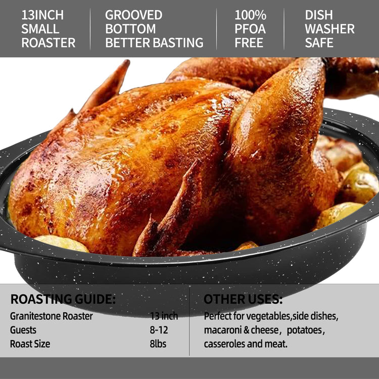 13" Granite Roasting Pan