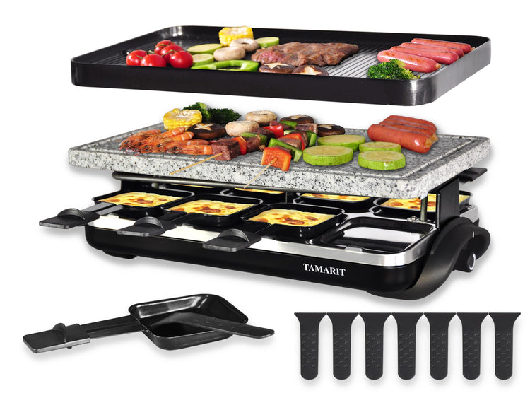 Raclette Grill with Extra Stone Plate
