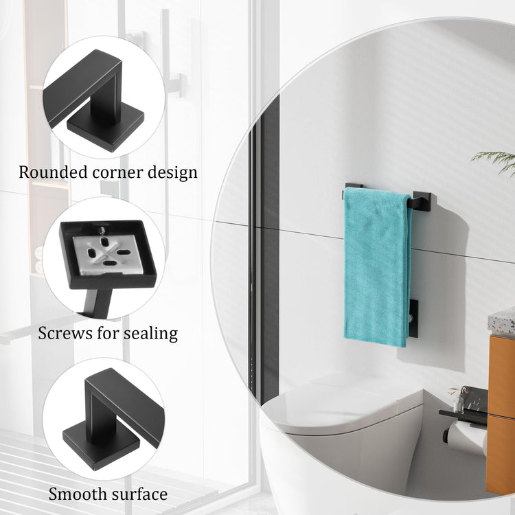 Towel Bar Towel Racks for Bathroom Wall Mount 12 Inch
