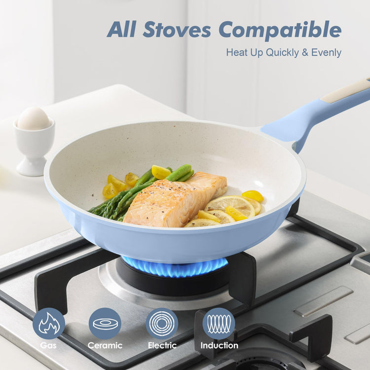 Nonstick Ceramic Frying Pan 12.5