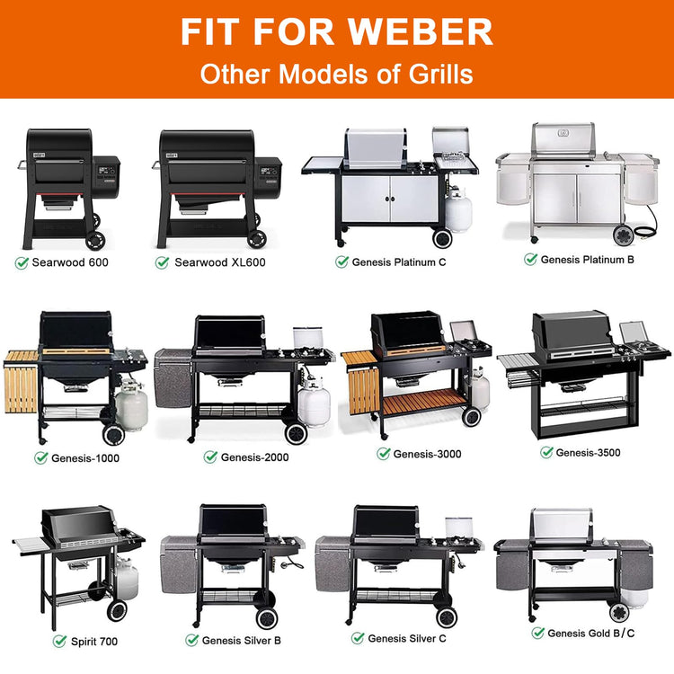 Full Size Griddle Inserts for Weber Spirit 400 Series