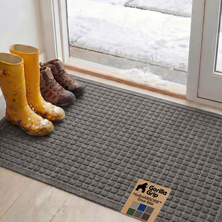 Ultra Absorbent Front Door Mat Outside Entrance 47x35