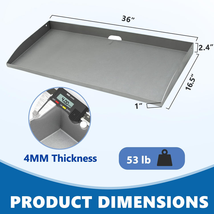 36 Inch Griddle Replacement Top for Blackstone 36" 4 Burner Griddle Grill