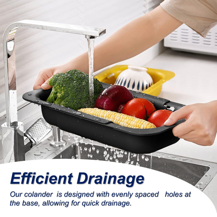 Extendable Sink Colander Strainer Basket