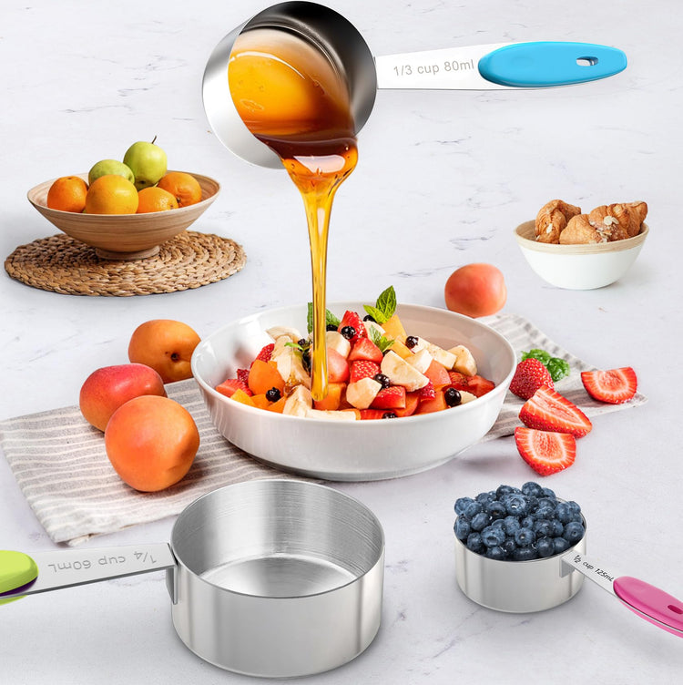 13 Piece Measuring Cups and Magnetic Spoons Set