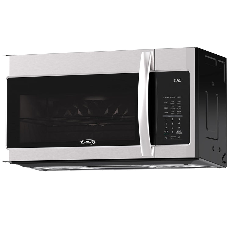 1.9 Cu. Ft. Over the Range Microwave Oven with Oven Lamp and 300CFM Recirculation Vent Hood Function