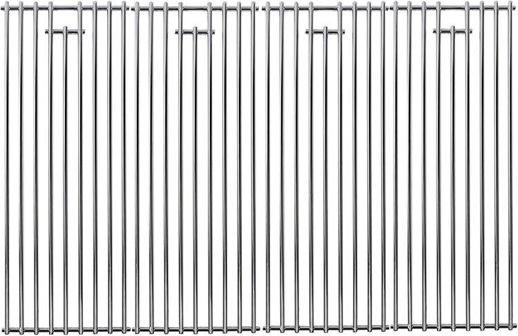4 Pack Bull BBQ Grill Grate Replacement Parts for Bull 18248 LP, 18249 NG, LP 47628, NG 47629, 57569 NG, 57568 LP, LP 62648, NG 62649 Grill, 19 1/4" x 30"
