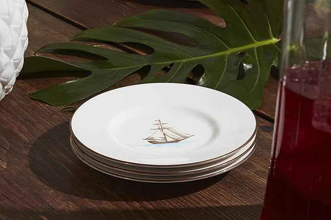 Lenox 897266 British Colonial Tradewind Dessert Plates, Set of 4