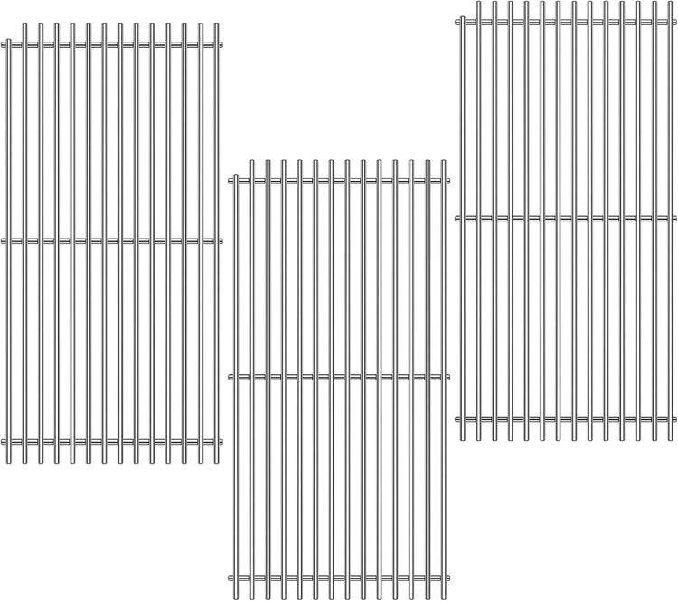 Grill Grates Replacement for DCS Grill Parts 54801 DCS 36, 48, 36ABQR,36BQ, 36BQR, 36DBQ, 48DBQAR, 48DBQR, 48EBQAR, 48EBQR, BGA36-BQARL, BGA36-BQARN, Stainless Steel Ceramic Rods Grids BBQ 20”