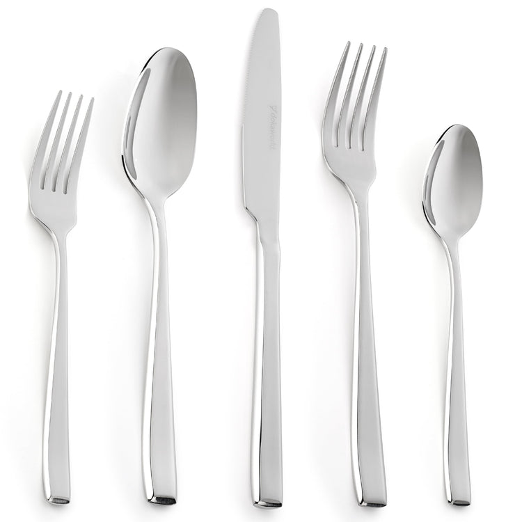Modern Design Polished Flatware (40 Count)