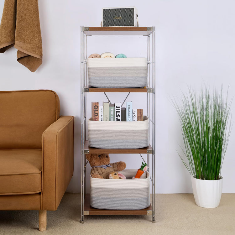Large Storage Baskets for Organizing (4 Count)