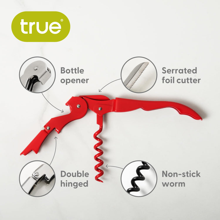 Truetap Double Hinged Waiter's Corkscrew Wine Opener