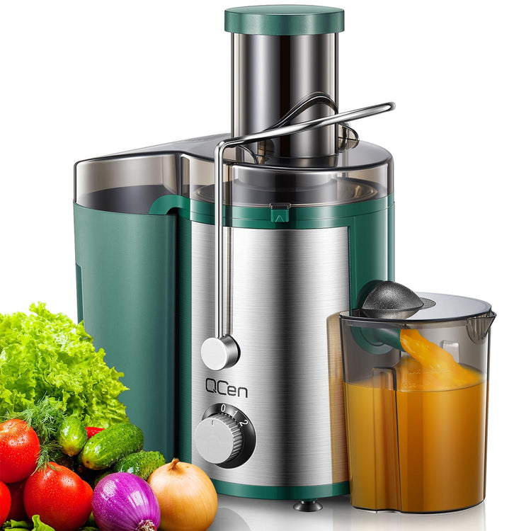 Juicer Machine 800W Centrifugal Juicer with Wide Mouth Feed Chute