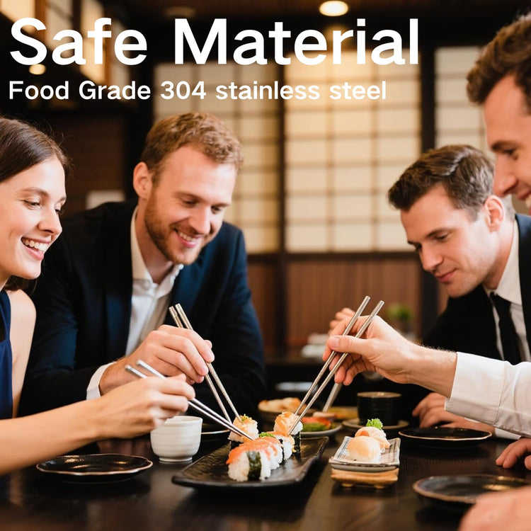 Stainless Steel Chopsticks 2 Pairs