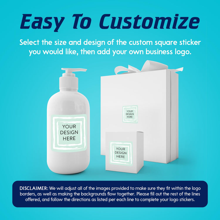 100 Custom Vinyl Stickers (100 Count)