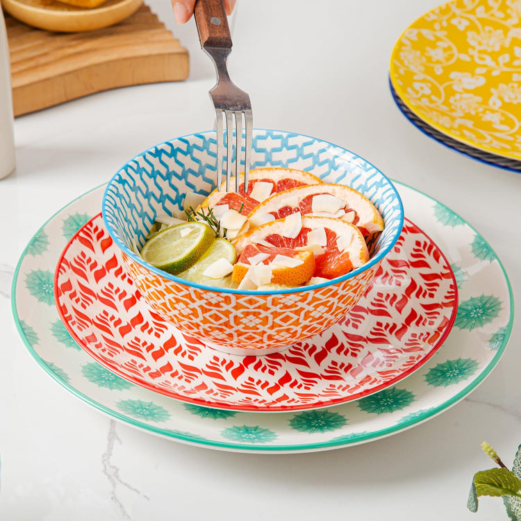 24 Oz Ceramic Soup Bowls Set of 6 (6 Count)