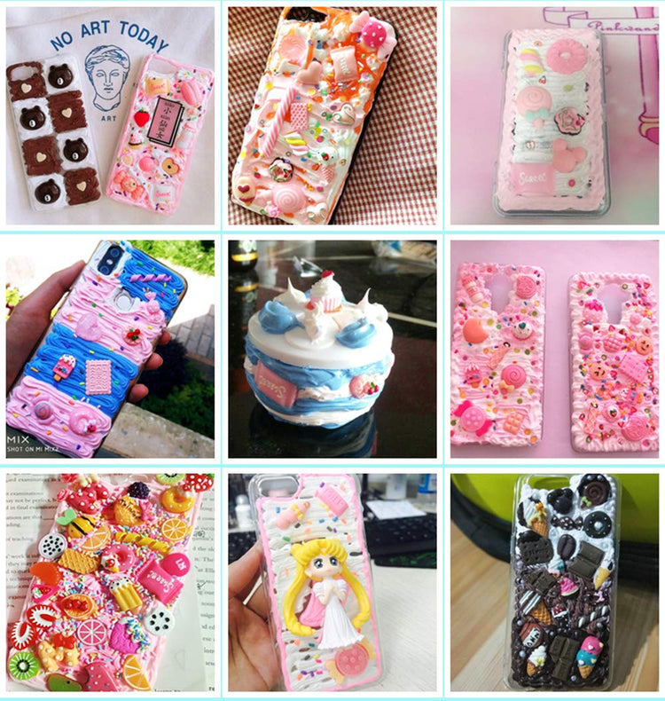120G Fake Sprinkles Resin Sprinkles Fake Candy Sprinkles Clay Sprinkles Polymer Sprinkles Polymer Clay Slices for Nail Art DIY Crafts Cake Phone Case(Clay Slices+Sugar+Zuan+12C (4.2329 Ounce)