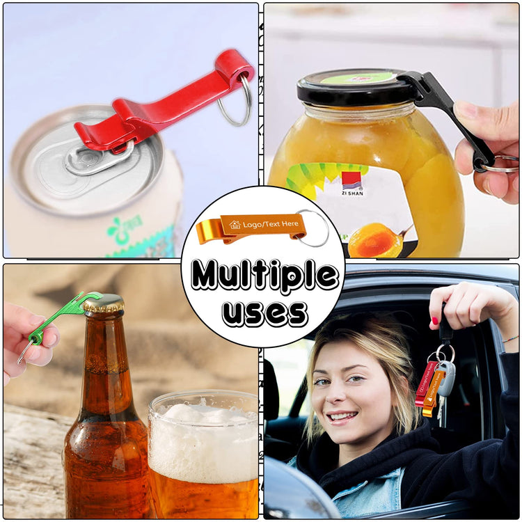 30PCS Personalized Bottle Opener Keychain Bulk Custom Beer Bottle Opener with Logo Text Engraved Wedding Bottle Opener Favors Customized Gifts for Guests Baby Shower Birthday Party (30 Count)