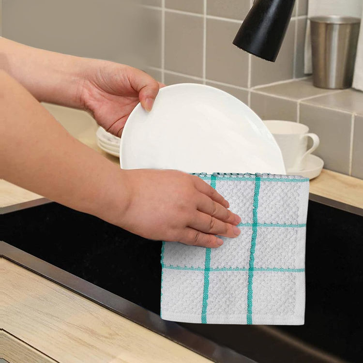 Cotton Kitchen Dish Cloths Set of 8 (8 Count)