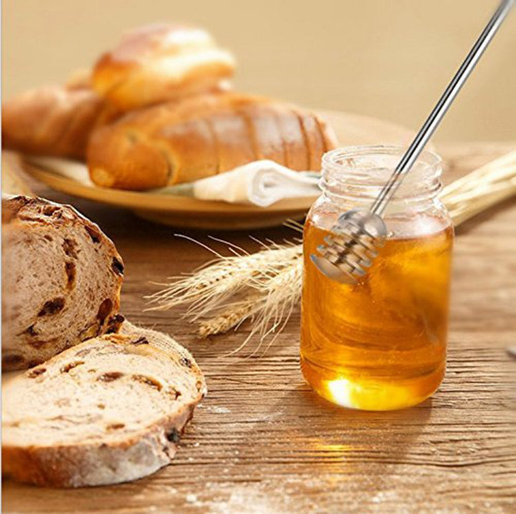 Honey Dipper Stick Stainless Steel Wand for Honey Pot Containers