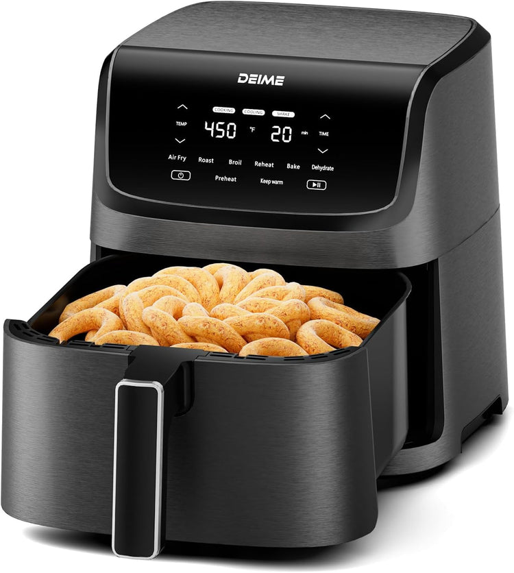 Air Fryer 7.2 QT 1700W Oilless Oven Healthy Cooker Air Fryers Large Capacity with 8 Presets