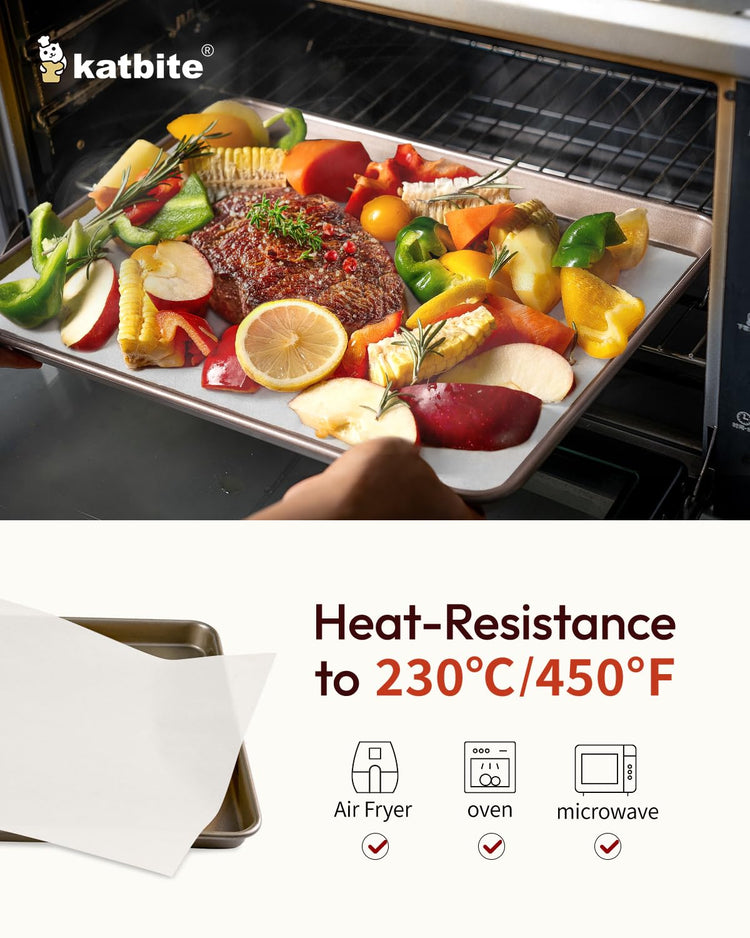 350 Pcs White Parchment Paper Baking Sheets