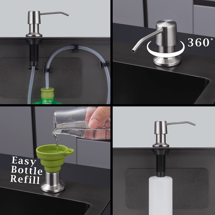 Styever Soap Dispenser for Kitchen Sink with Pump