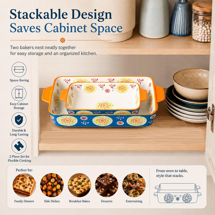 Ceramic Baking Dish Set