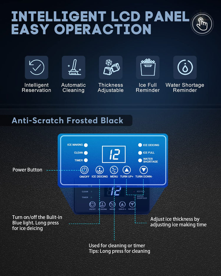 Upgraded Commercial Ice Maker