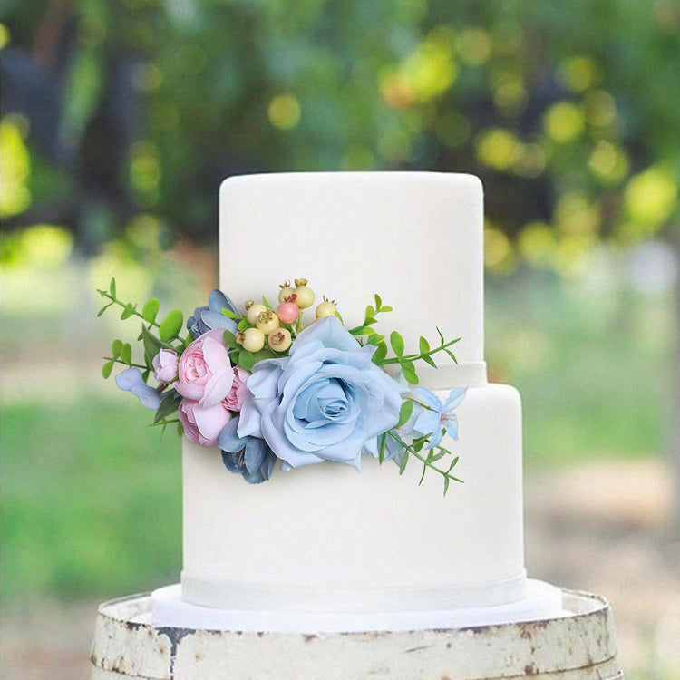 3Pcs Premade Cake Flowers (3 Count)