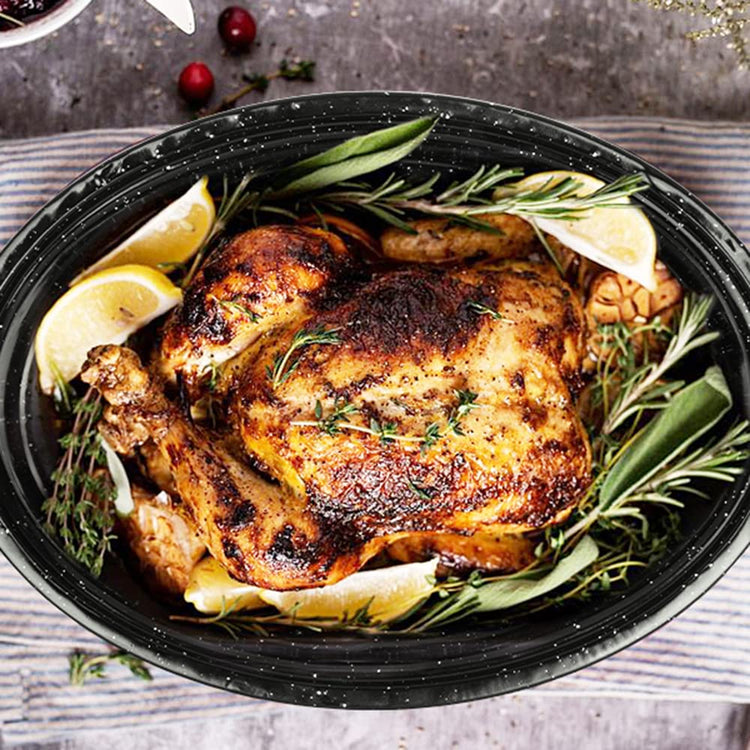 13" Granite Roasting Pan
