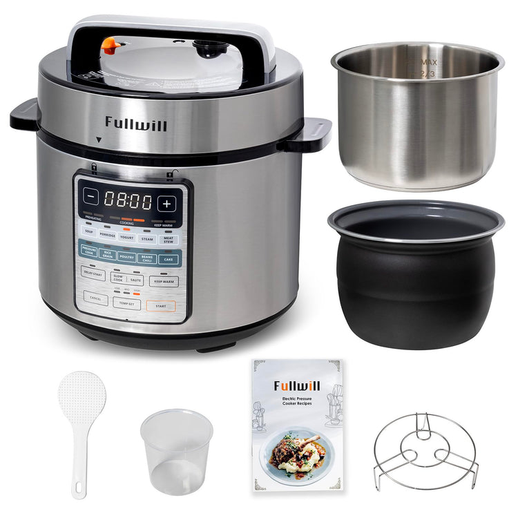 Electric Pressure Cooker 6QT Dual Pots