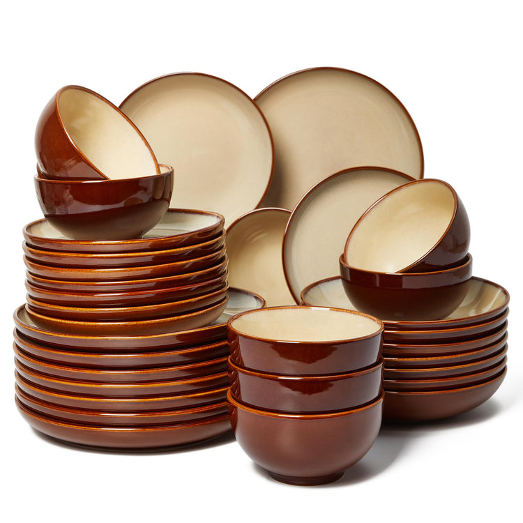 Stoneware Dinnerware Sets for 8