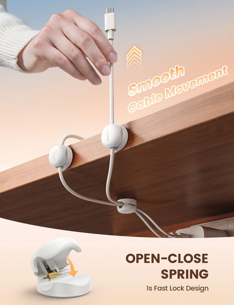 6 Pack Cable Management Clips (6 Count)