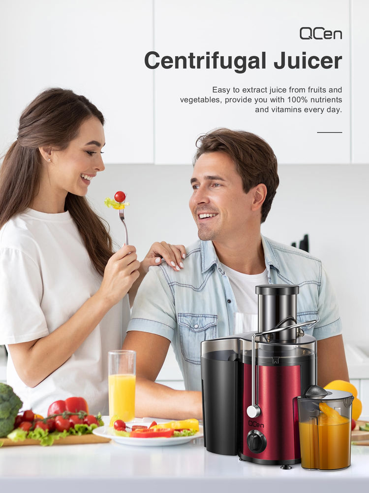 Juicer Machine 500W Centrifugal Juicer with Extra Wide Feed Chute