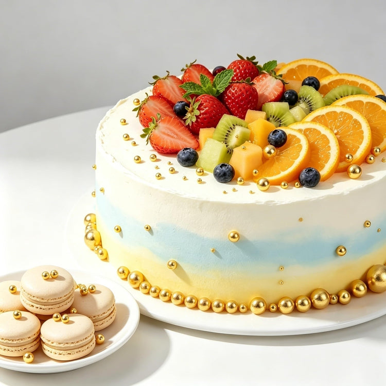 Gold Pearl Sugar Sprinkles (4.5 Ounce)