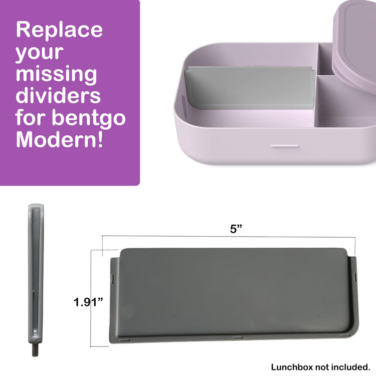 3Pcs Bento Box Replacement Dividers (3 Count)