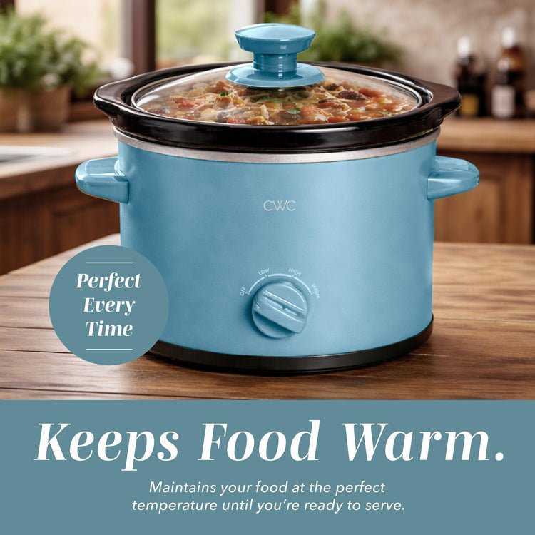 2QT Mini Electric Round Slow Cooker