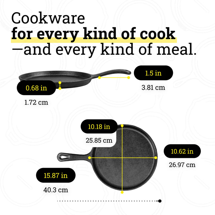 Cast Iron 5 Piece Set (5 Piece / Bundle)