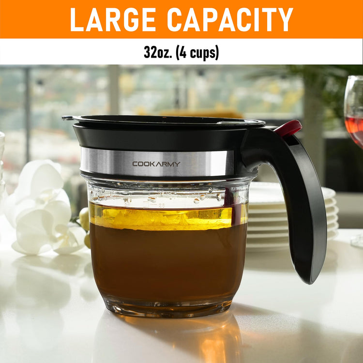 Fat Separator with Bottom Release (4 Count)