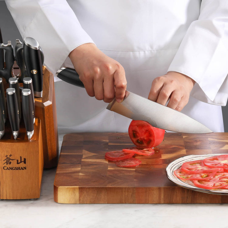 L Series 12 Piece Knife Block Set with 6 Steak Knives (12 Count)