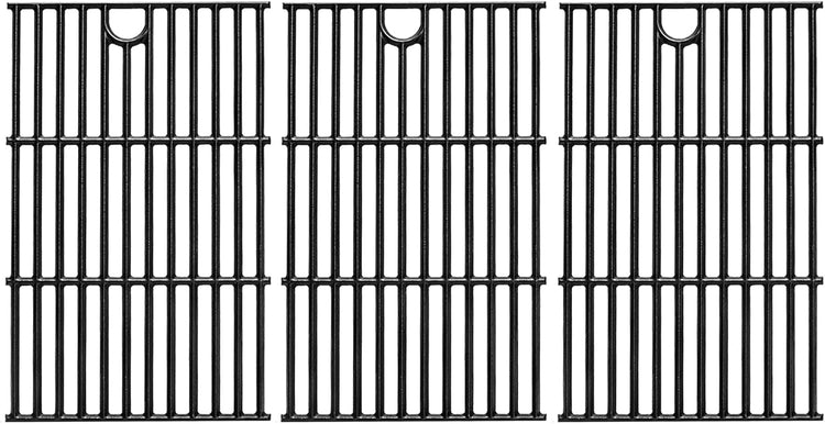 DELSbbq 17" Grill Grates for Charbroil Performance 6 Burner 463228622 463229021 463229521 463229521B 463284422, Cooking Grids for Charbroil Grills, Replacement Parts for G426-0005-W1, Cast Iron