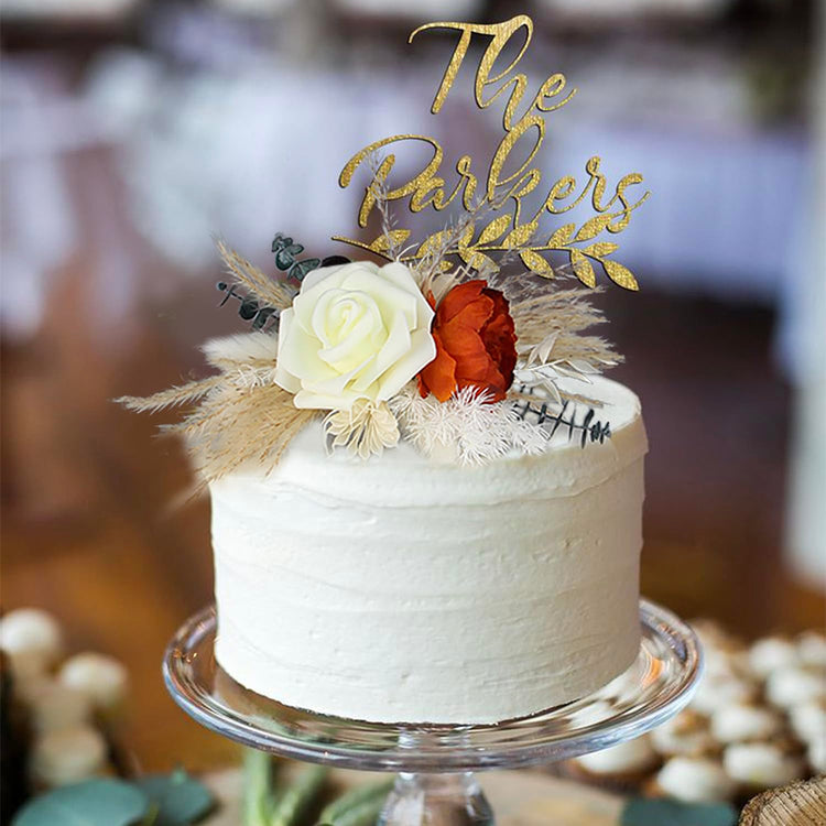 3Pcs Premade Cake Flowers (3 Count)