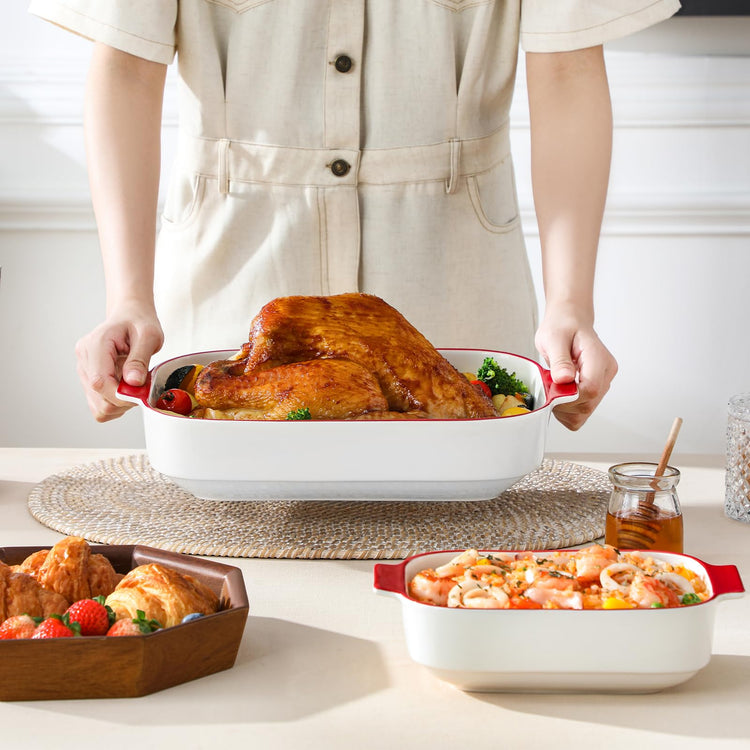 Ceramic Casserole Dishes Set of 3 (3 Count)