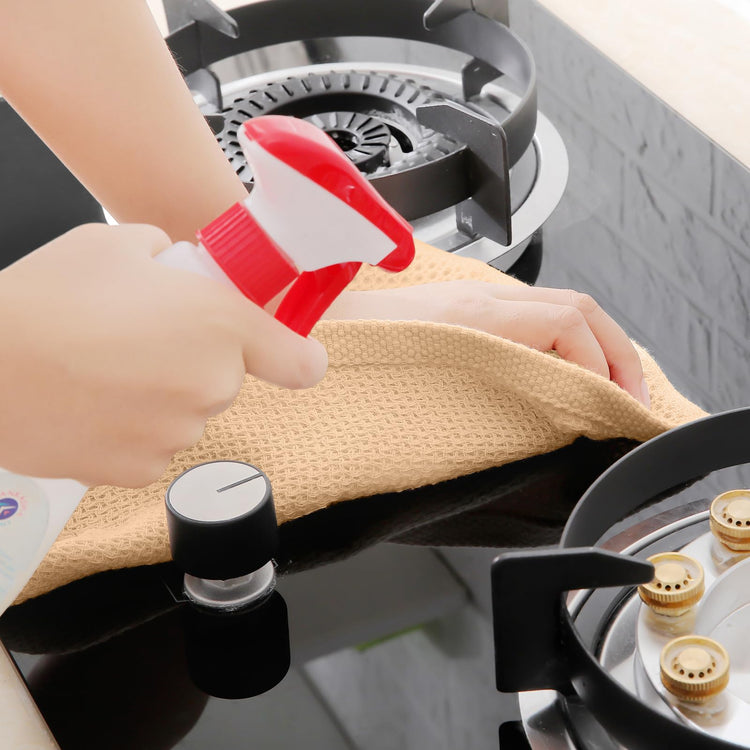 100% Cotton Waffle Weave Kitchen Dish Towels 6 (6 Count)