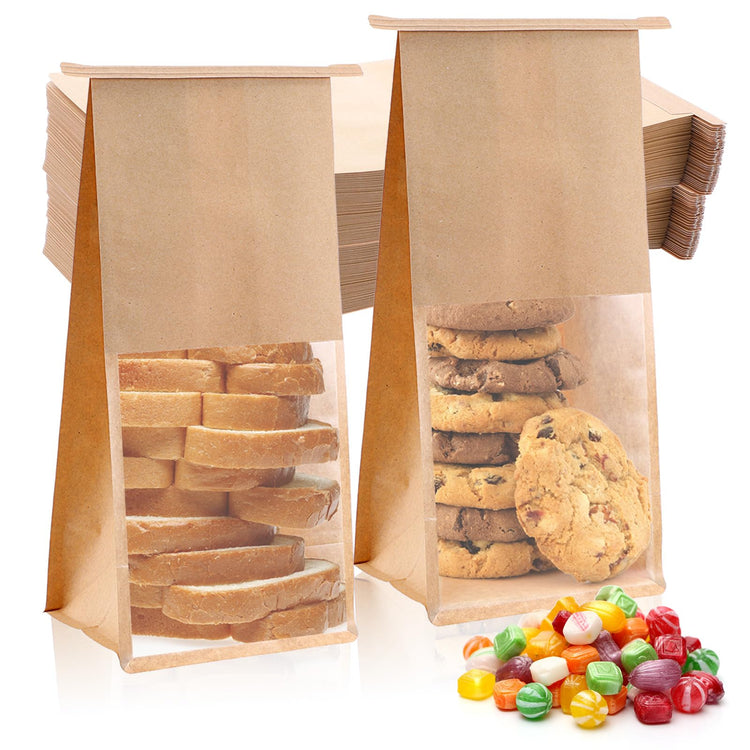 100 Pcs Small Bread Bags for Homemade Bread (100 Count)